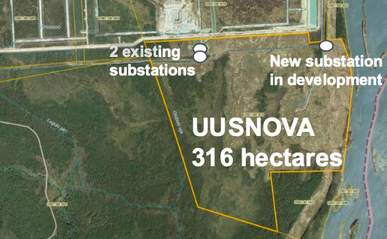 Uusnova location satellite